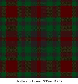 Plaid check pattern. Seamless fabric texture. Tartan textile print design.