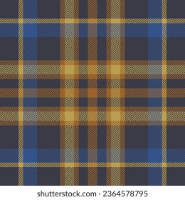 Plaid check pattern. Seamless fabric texture. Tartan textile print design.