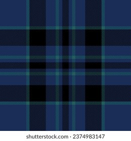 Plaid check pattern. Seamless fabric texture. Tartan textile print design.