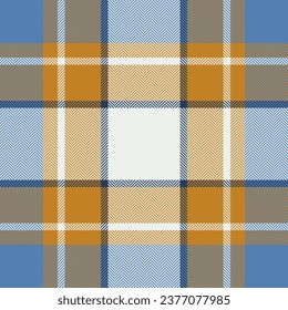 Plaid check pattern. Seamless fabric texture. Tartan textile print design.