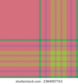 Plaid check pattern. Seamless fabric texture. Tartan textile print design.