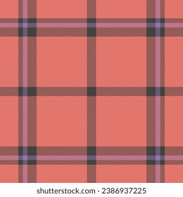 Plaid check pattern. Seamless fabric texture. Tartan textile print design.
