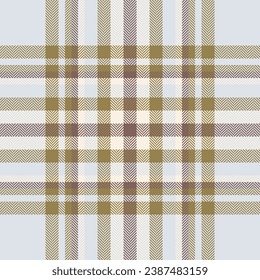 Plaid check pattern. Seamless fabric texture. Tartan textile print design.