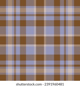 Plaid check pattern. Seamless fabric texture. Tartan textile print design.