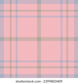 Plaid check pattern. Seamless fabric texture. Tartan textile print design.