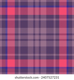 Plaid check pattern. Seamless fabric texture. Tartan textile print design.