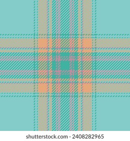 Plaid check pattern. Seamless fabric texture. Tartan textile print design.