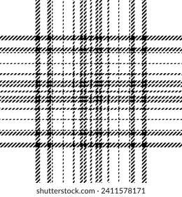 Plaid check pattern. Seamless fabric texture. Tartan textile print design.