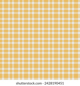 Plaid check pattern. Seamless fabric texture. Tartan textile print design.