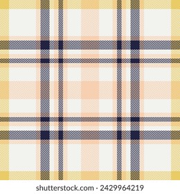 Plaid check pattern. Seamless fabric texture. Tartan textile print design.