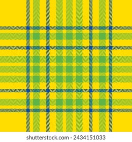 Plaid check pattern. Seamless fabric texture. Tartan textile print design.