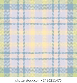 Plaid check pattern. Seamless fabric texture. Tartan textile print design.