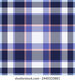Plaid check pattern. Seamless fabric texture. Tartan textile print design.