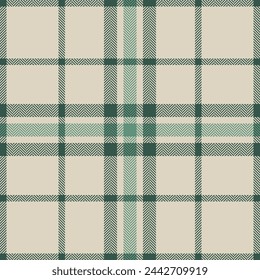 Plaid check pattern. Seamless fabric texture. Tartan textile print.