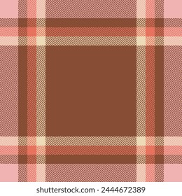 Plaid check pattern. Seamless fabric texture. Tartan textile print.