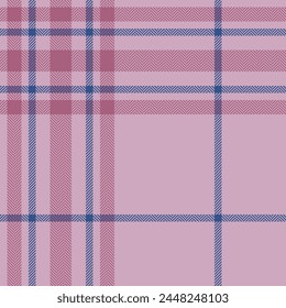 Plaid check pattern. Seamless fabric texture. Tartan textile print.