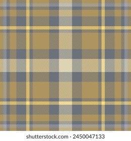 Plaid check pattern. Seamless fabric texture. Tartan textile print.