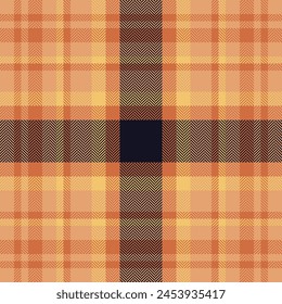 Plaid check pattern. Seamless fabric texture. Tartan textile print.