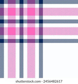 Plaid check pattern. Seamless fabric texture. Tartan textile print.