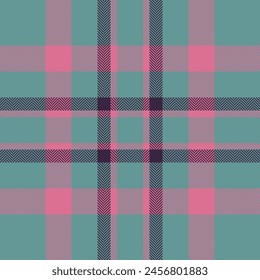 Plaid check pattern. Seamless fabric texture. Tartan textile print.
