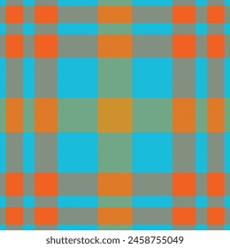 Plaid check pattern. Seamless fabric texture. Tartan textile print.