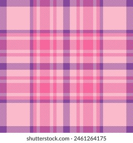 Plaid check pattern. Seamless fabric texture. Tartan textile print.