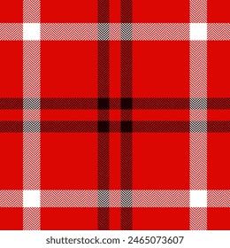 Plaid check pattern. Seamless fabric texture. Tartan textile print.