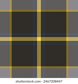 Plaid check pattern. Seamless fabric texture. Tartan textile print.