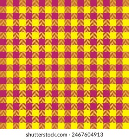 Plaid check pattern. Seamless fabric texture. Tartan textile print.