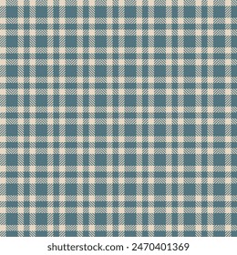 Plaid check pattern. Seamless fabric texture. Tartan textile print.