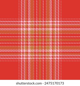 Plaid check pattern. Seamless fabric texture. Tartan textile print.