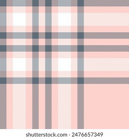 Plaid check pattern. Seamless fabric texture. Tartan textile print.