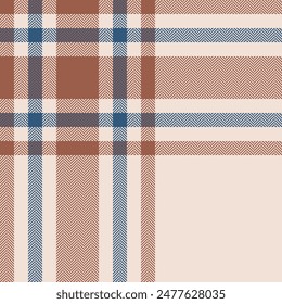 Plaid check pattern. Seamless fabric texture. Tartan textile print.