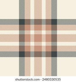 Plaid check pattern. Seamless fabric texture. Tartan textile print.