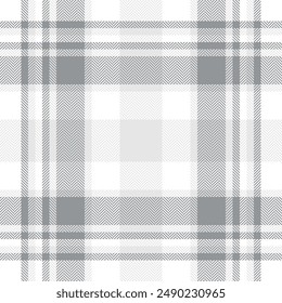 Plaid check pattern. Seamless fabric texture. Tartan textile print.