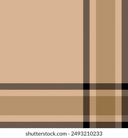 Plaid check pattern. Seamless fabric texture. Tartan textile print.