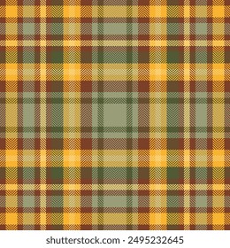 Plaid check pattern. Seamless fabric texture. Tartan textile print.