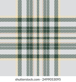 Plaid check pattern. Seamless fabric texture. Tartan textile print.