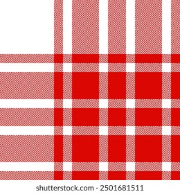 Plaid check pattern. Seamless fabric texture. Tartan textile print.