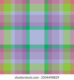 Plaid check pattern. Seamless fabric texture. Tartan textile print.