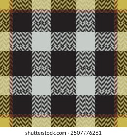 Plaid check pattern. Seamless fabric texture. Tartan textile print.