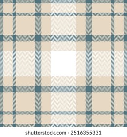 Plaid check pattern. Seamless fabric texture. Tartan textile print.