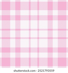 Plaid check pattern. Seamless fabric texture. Tartan textile print.