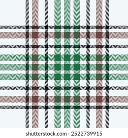 Plaid check pattern. Seamless fabric texture. Tartan textile print.