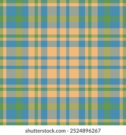 Plaid check pattern. Seamless fabric texture. Tartan textile print.