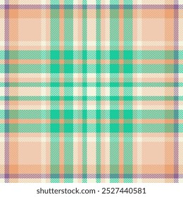 Plaid check pattern. Seamless fabric texture. Tartan textile print.