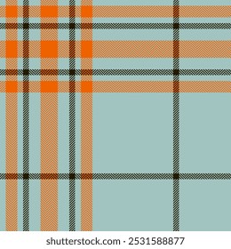 Plaid check pattern. Seamless fabric texture. Tartan textile print.