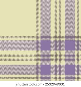 Plaid check pattern. Seamless fabric texture. Tartan textile print.