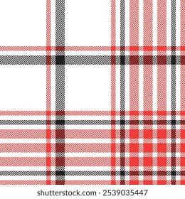 Plaid check pattern. Seamless fabric texture. Tartan textile print.