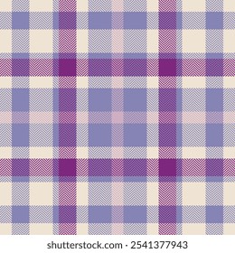Plaid-Scheckmuster. Nahtlose Textur. Tartan Stoffdruck.